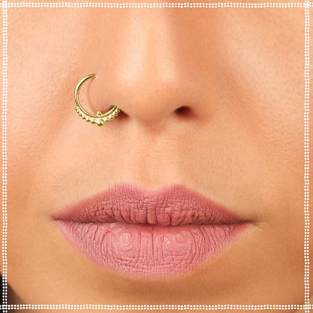 Indian Nose Ring Gold – Amazel Designs